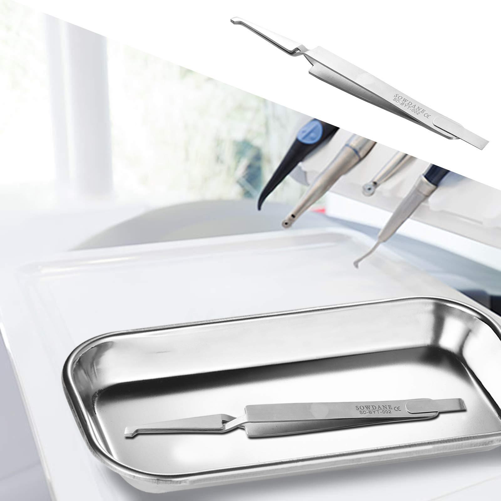 HEALLILY Orthodontic Bracket Placer Bracket Self Holder Tweezer Orthodontic Instrument