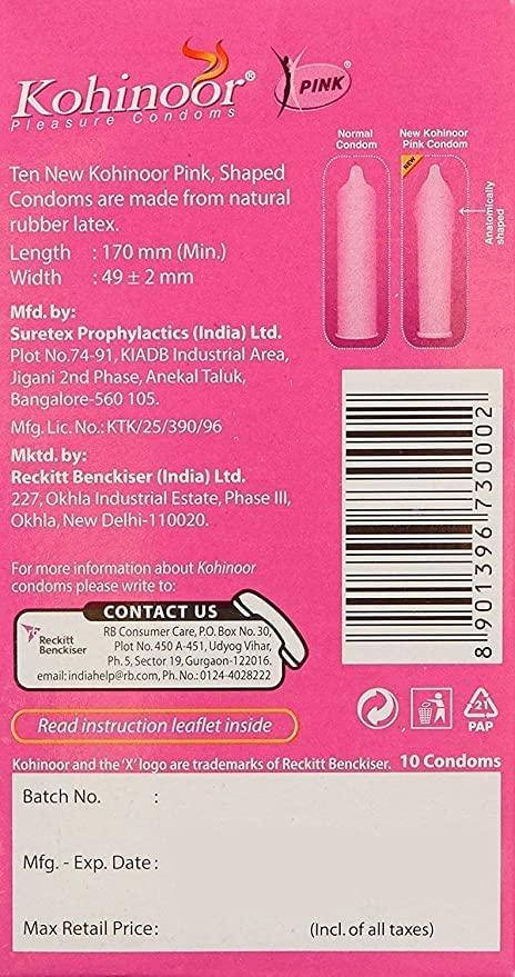 arman international arman international Kohinoor Pleasure Condoms(Pack of 1, 10s)