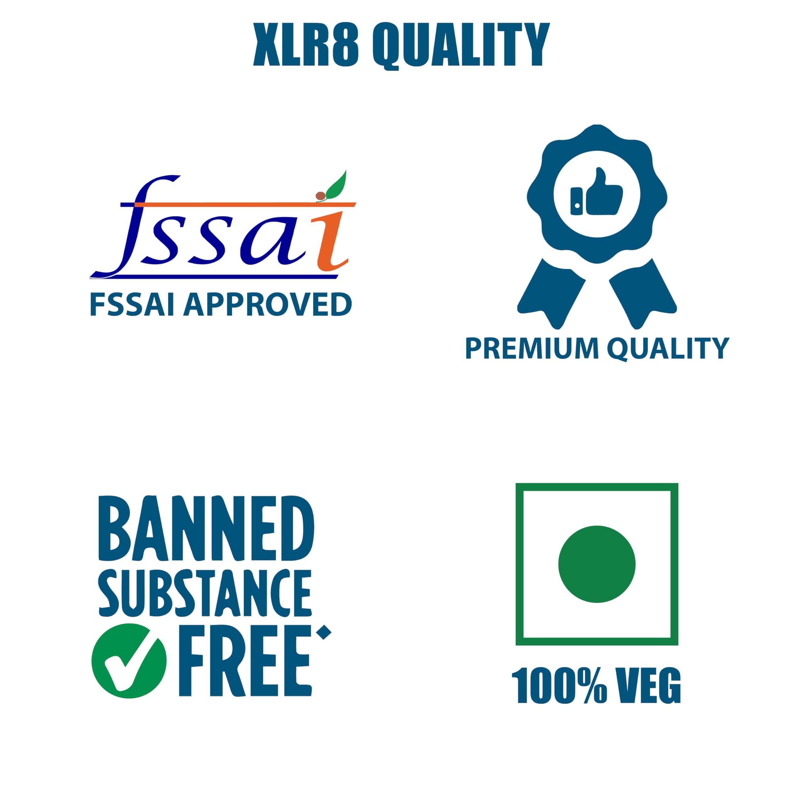 XLR8 XLR8 Isotonic Instant Energy Drink, Electrolyte Powder, Rehydration Formula for Extended Workouts (Lemon Flavour, Pack of 15)