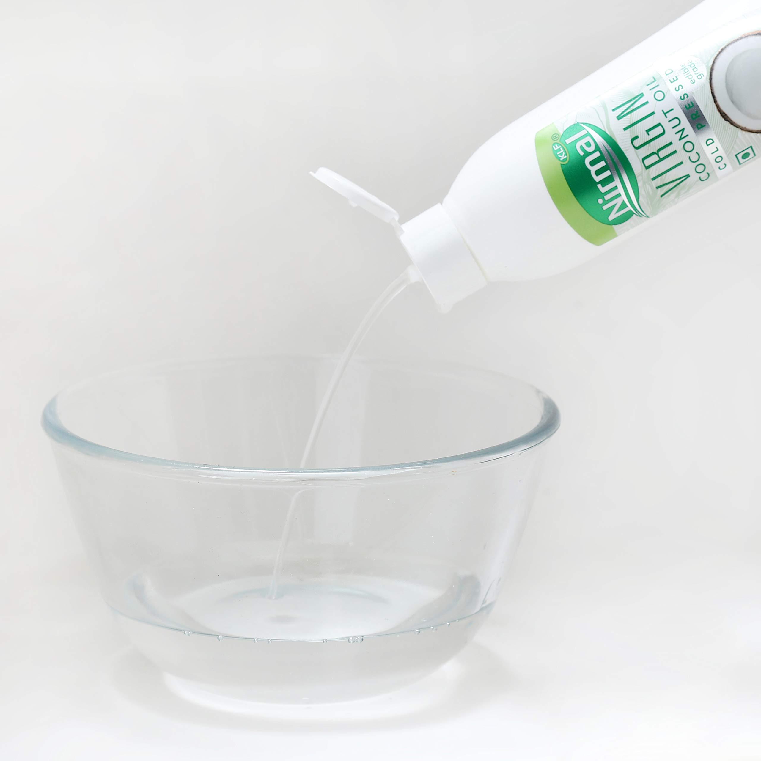 KLF Nirmal KLF Nirmal Cold Pressed Virgin Coconut Oil, 1L & KLF Nirmal Cold Pressed Virgin Coconut Oil, 250ml