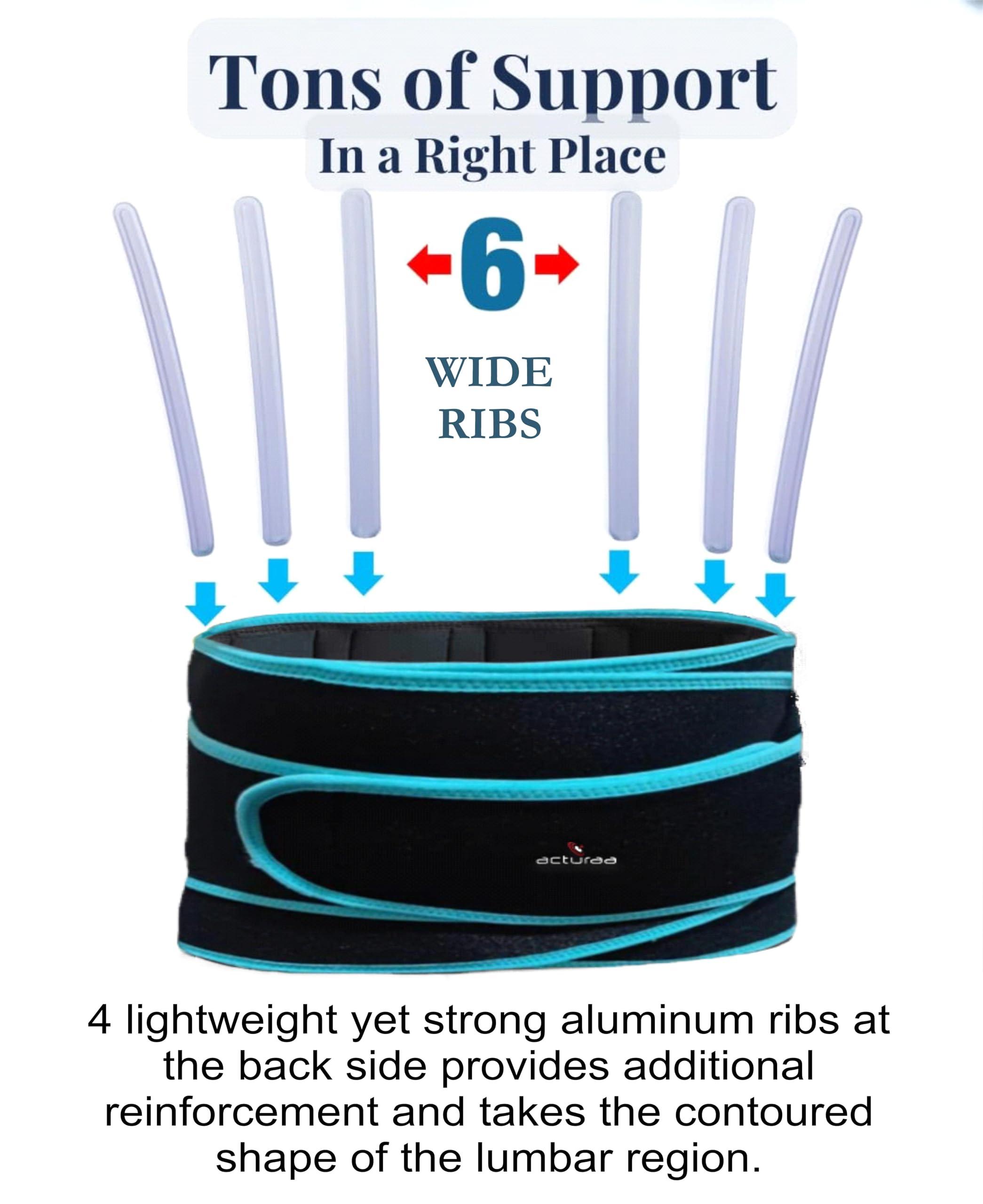 acturaa acturaa Plus Size Back Brace for Woman and Man - 2XL to 5XL Extra Large Lower Back Support with Straps and Compressions, Herniated Disc Back Pain Relief, Abdominal Plus Size Binder (Plus Size)