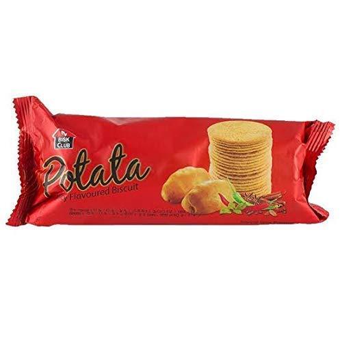 Pran PRAN POTATA Spicy Flavoured Biscuits 8 Packs of 100 Grams Each