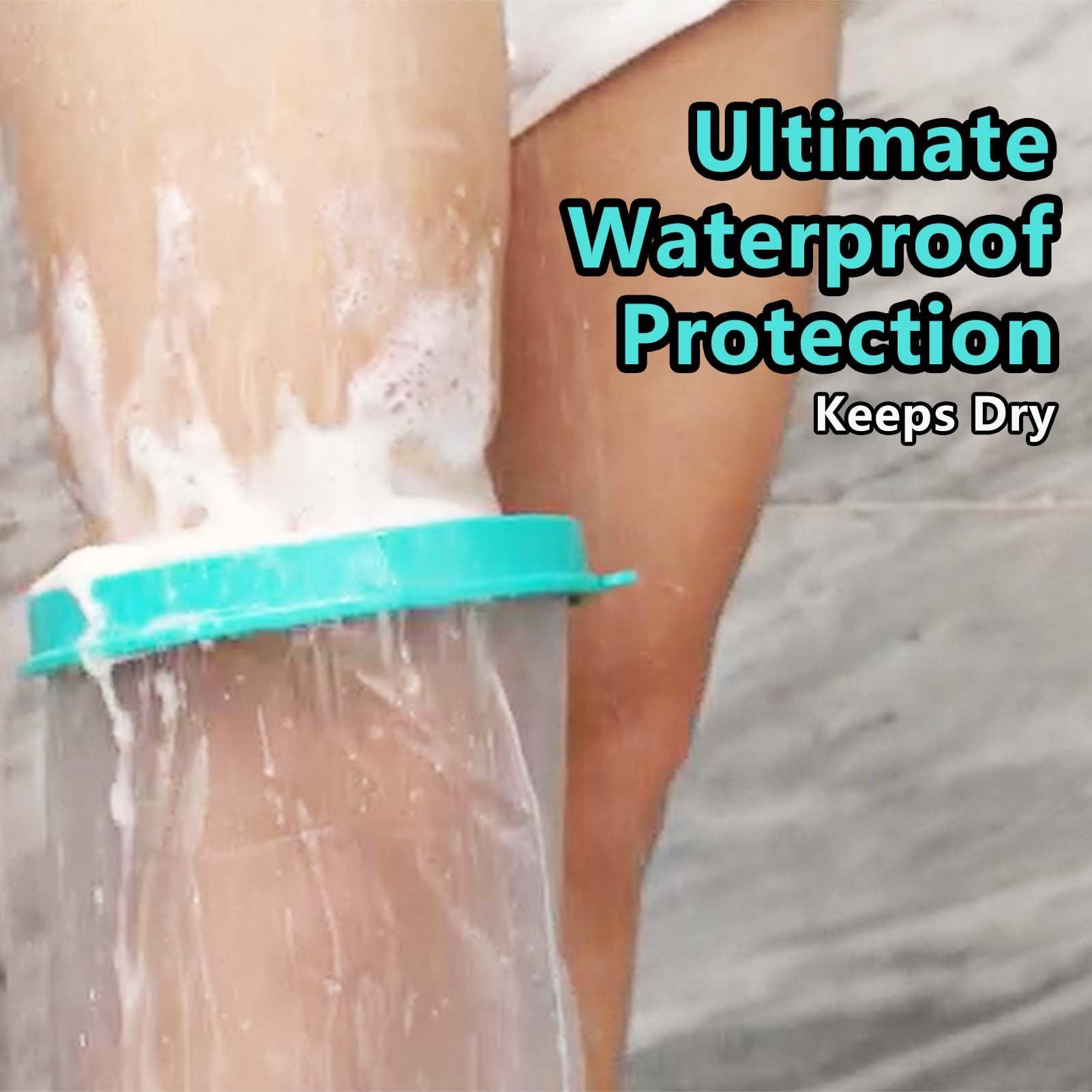 CIVJET CIVJET Waterproof Cast Covers for Shower Leg, Extra Large Watertight Foot Protector Cover, Broken Foot, after surgery, knee scooter, Reusable, Easy to Use Protect Legs in Bath for Man,Woman
