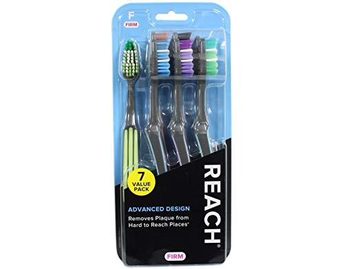 Reach Reach Advanced Design Toothbrushes, Firm, 7 count