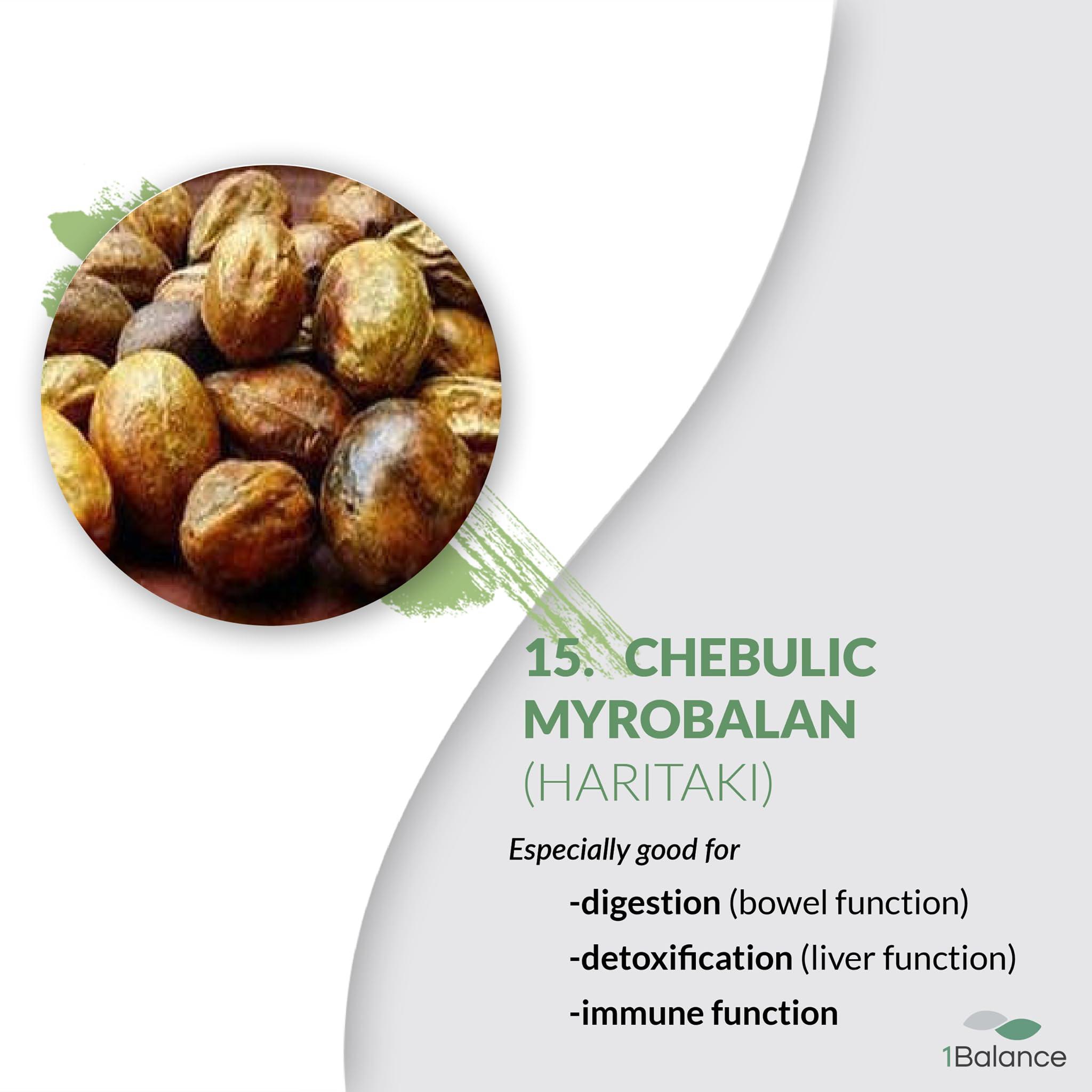 GUNMALA Herbal CHOTI HARAD CHURAN/bal harad black small - harade haritaki terminalia chebula kali harada powder for improved digestion & constipation (200 gm.)