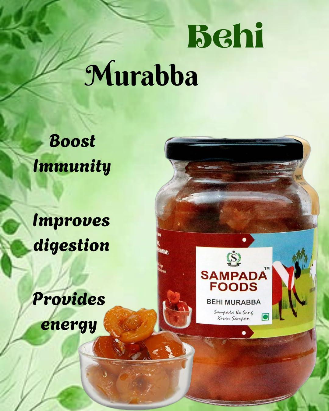 SAMPADA FOODS Sampada Foods | Behi Murabba (Safarjal Murabba) (Quince Murabba)| Good for Health and Immunity (450 Grams)