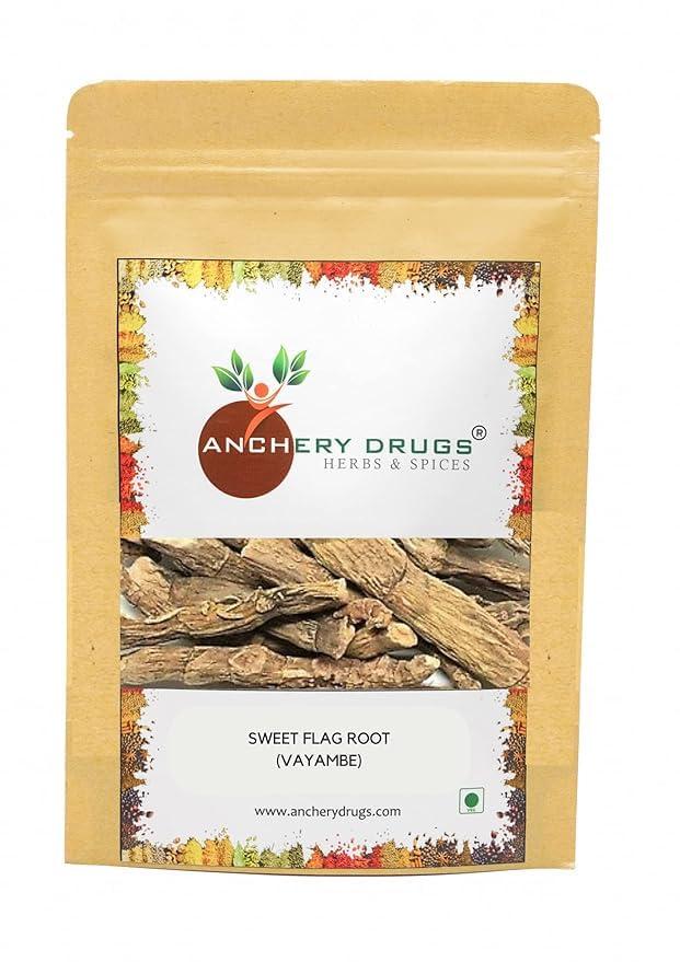ANCHERY DRUGS ANCHERY DRUGS Vayambu, Vasambu, Gora Bach, Vasa bach, Acorus Calamus, Sweet Flag Root (100 gms)