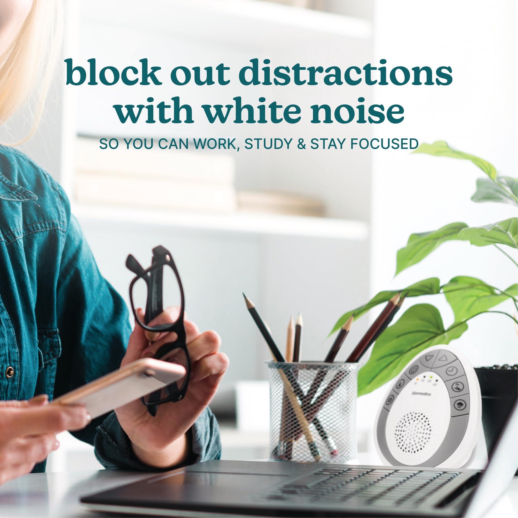 Homedics HoMedics, SoundSpa Mini Portable Sound Machine, SS-1200