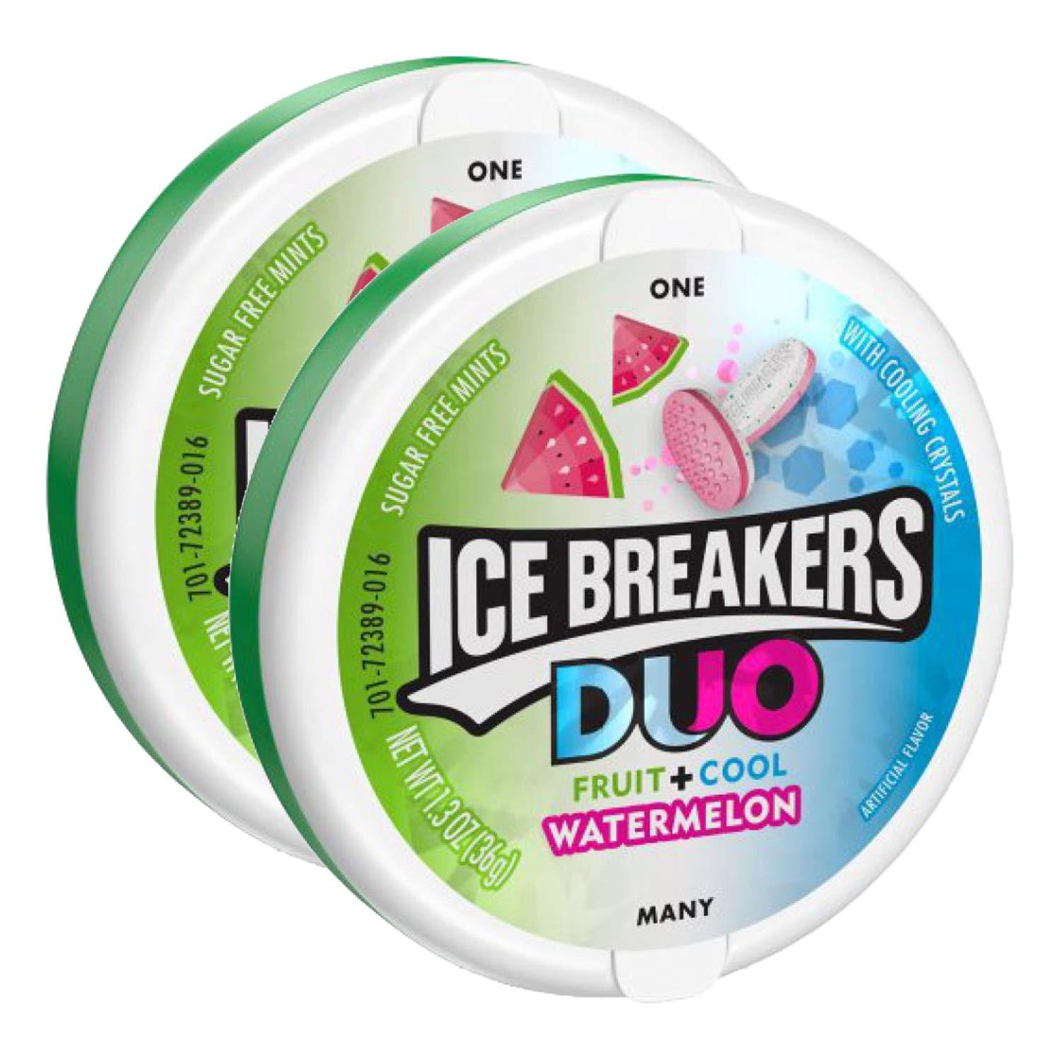 Ice Breakers Ice Breakers Duo Fruit + Cool Watermelon, 2 x 36 g