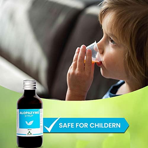 Alopa Alopa Herbal Alopazyme Syrup - Pack of 3 | Ayurvedic Syrup for Constipation, Bloating, Gastric Relief, Indigestion, Nausea Relief Syrup | Ayurvedic Digestive Syrup