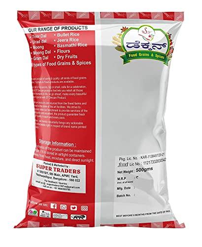 SUPER TRADERS - BUSINESS REDESIGNED ST DECCAN Sooji, 500 GM | Wheat Suji | Idly Rava | Chemical Free & Pesticides | Gluten-free | Perfect Fit for Everyday Consumption | Delicious Taste | Easy to Cook - Pack of 15