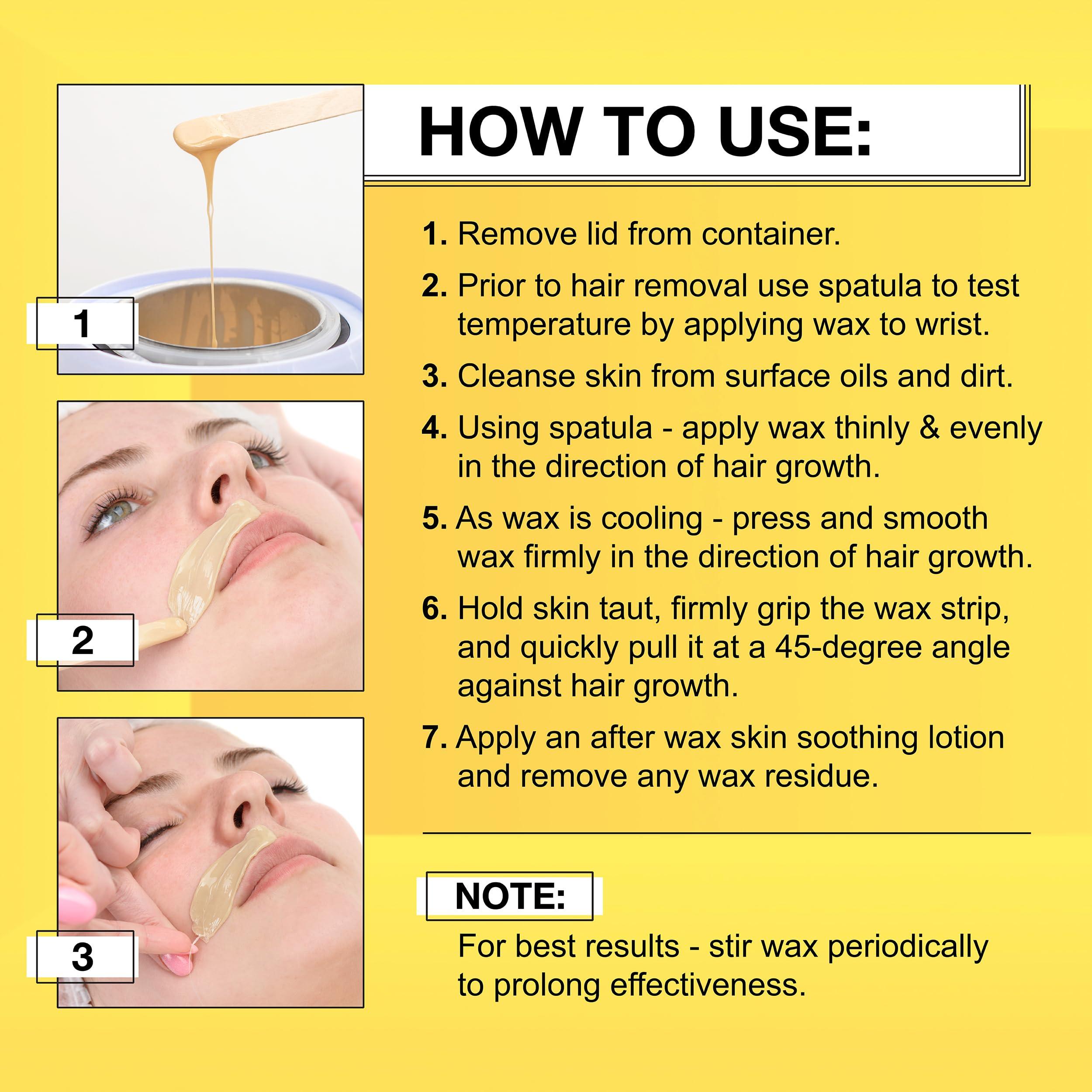 no tweeze no-tweeze Classic Remover Wax, 4 Ounce