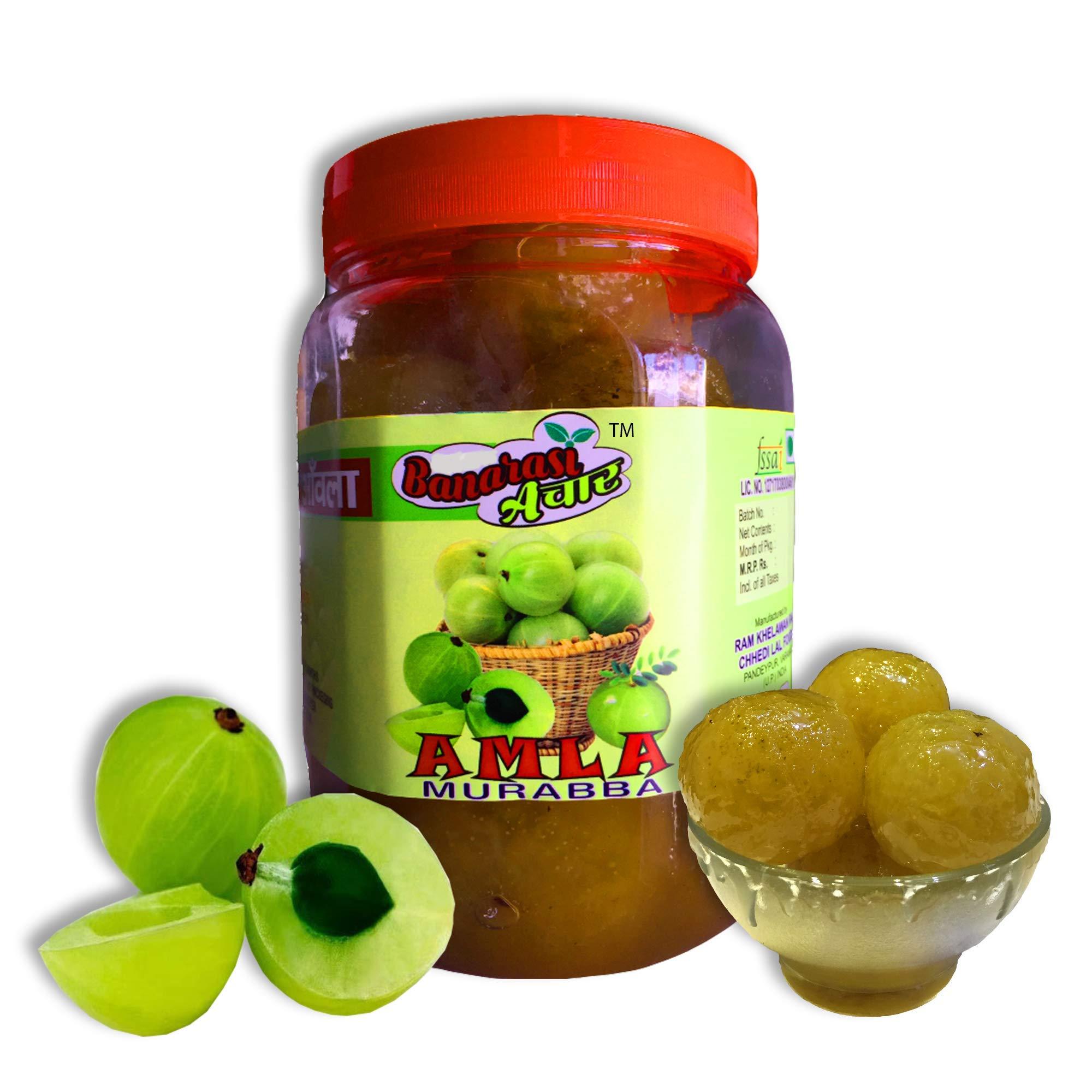 Banarasi Achar RKCL Foods Banarasi Homemade Amla Murabba 900 Grams