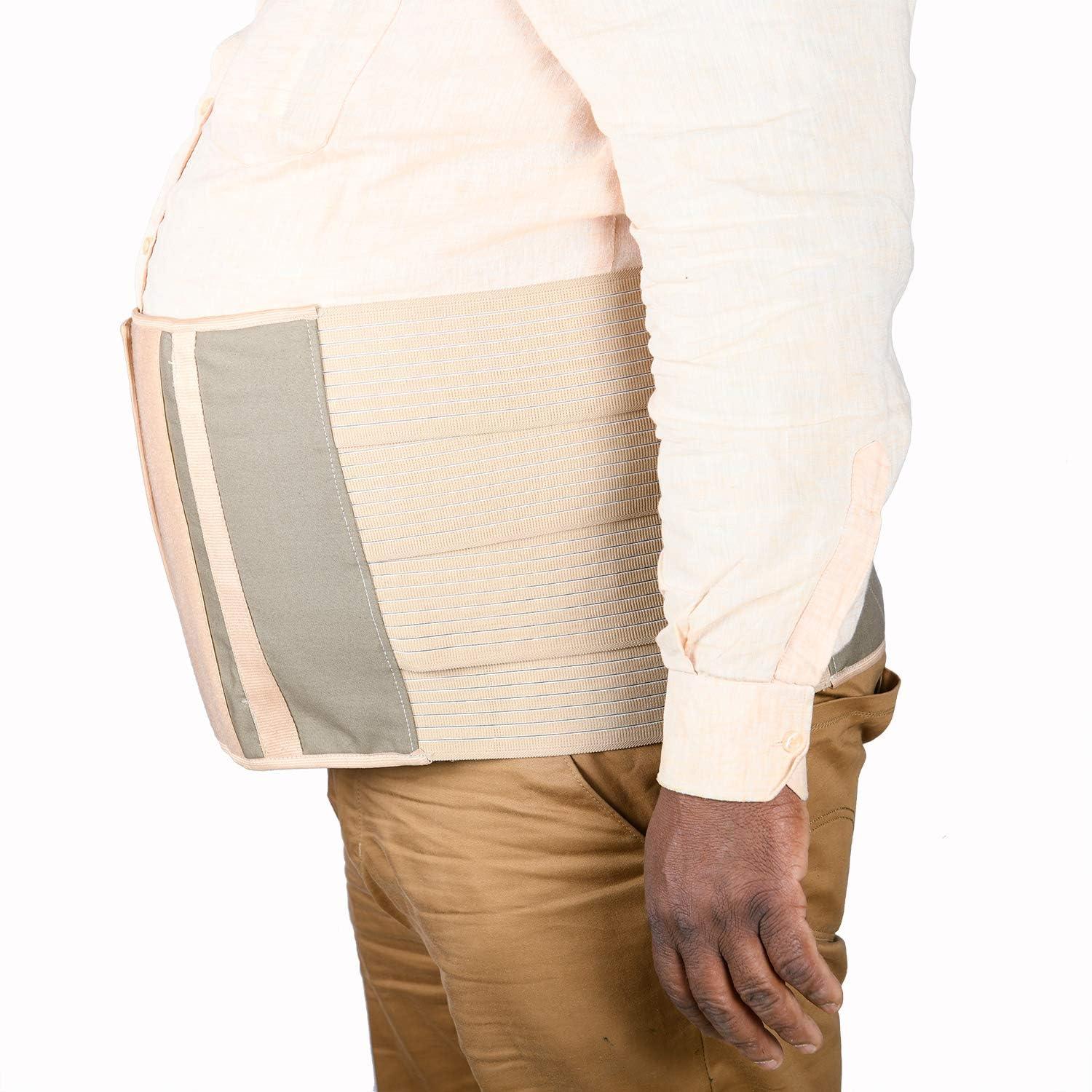 Wonder Care Wonder Care Plus Size Bariatric Abdominal Binder Obesity Girdle Belt for Overweight Men & Women with Large Belly Big Stomach (SIZE 2)