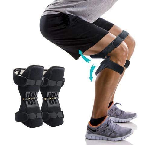 NEAR STOP NEAR STOP Power Knee Booster, Knee Brace Lift Joint Support Knee Pads Upgrade Spring Brace Rebound Booster,Power Knee Stabilizer Protector Band for Mountaineering Deep Care Squat Gym Training
