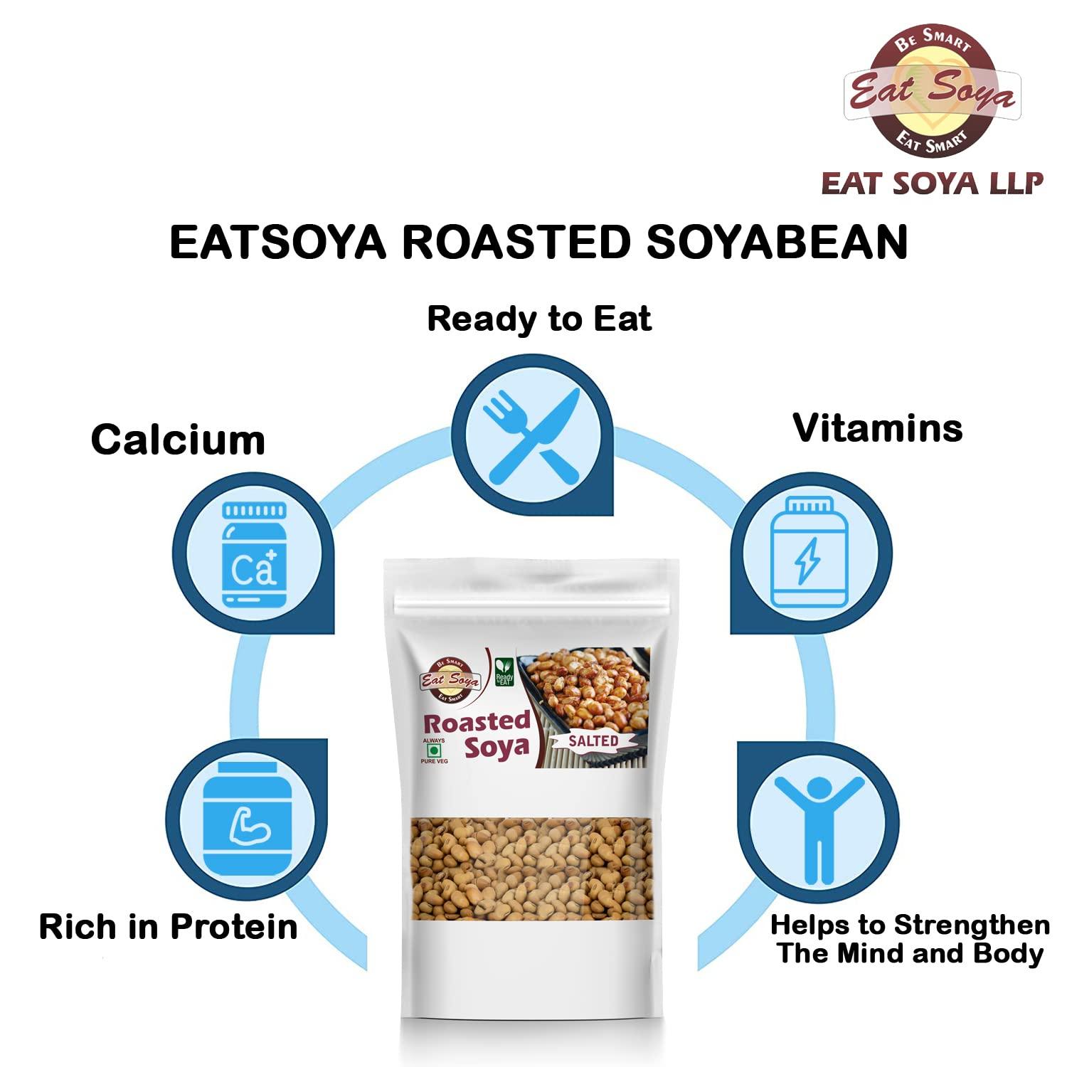 Eat Soya...BE SMART EAT SMART EAT SOYA Roasted Soy Nuts (Roasted Salted)