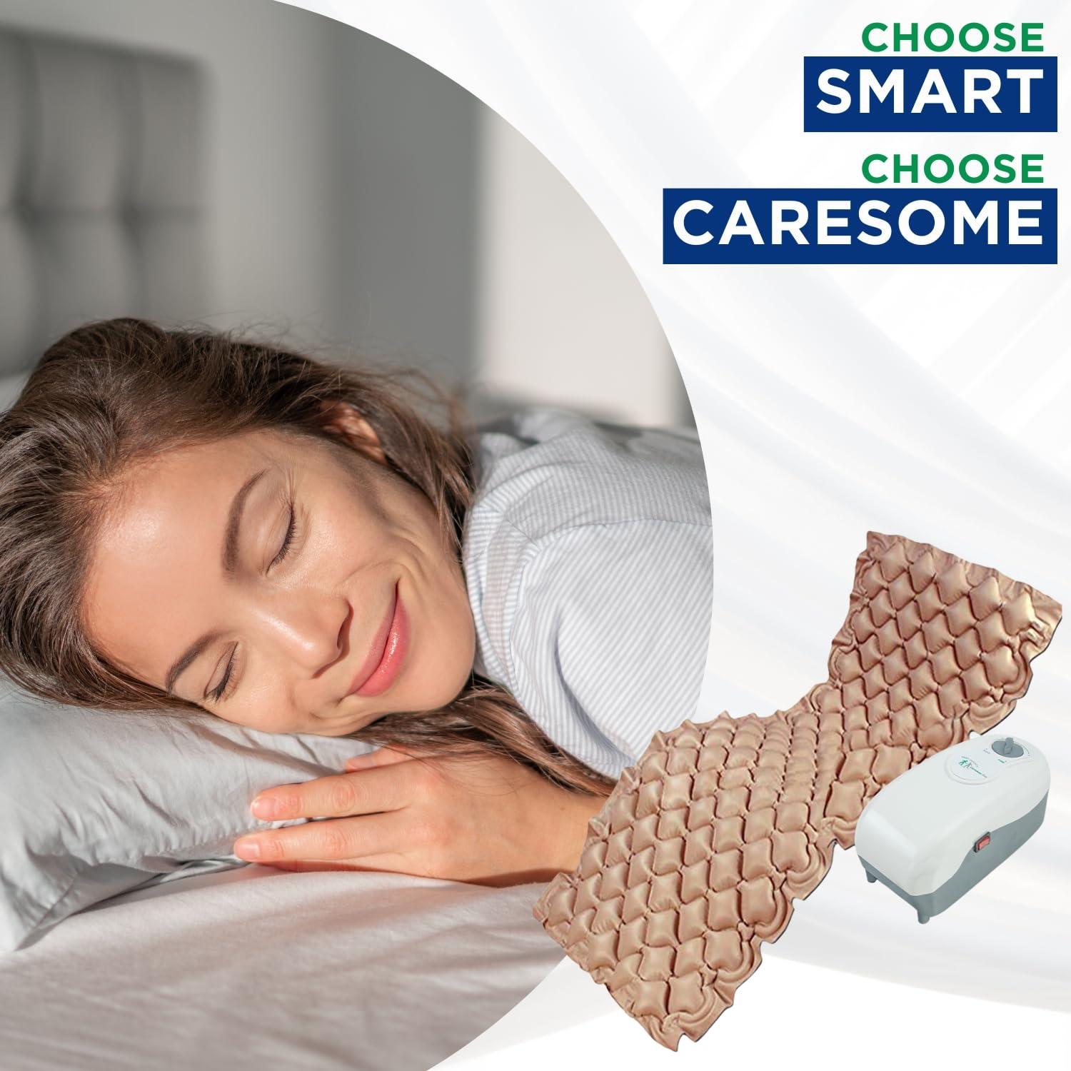 caresome caresome Air Mattress Anti Decubitus Air Pump and Bubble Mattress: Advanced Bed Sore Prevention for Bedridden Patients, Men & Women