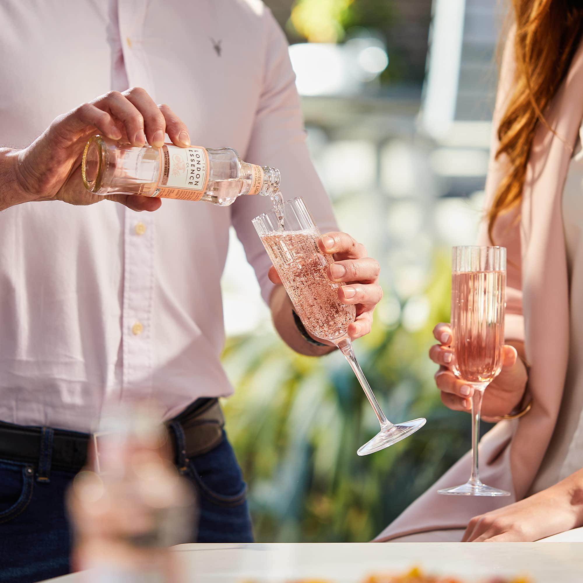 The London Essence Co. The London Essence Co. White Peach & Jasmine Crafted Soda, 6.76 fl oz / 200 ml