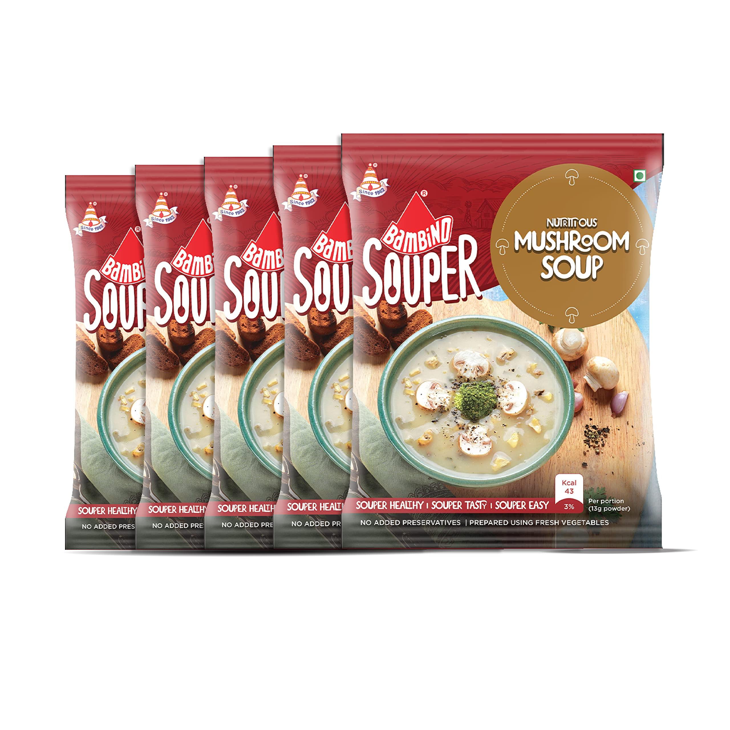 Bambino Bambino Mushroom Soup Powder 45g (Pack of 5)