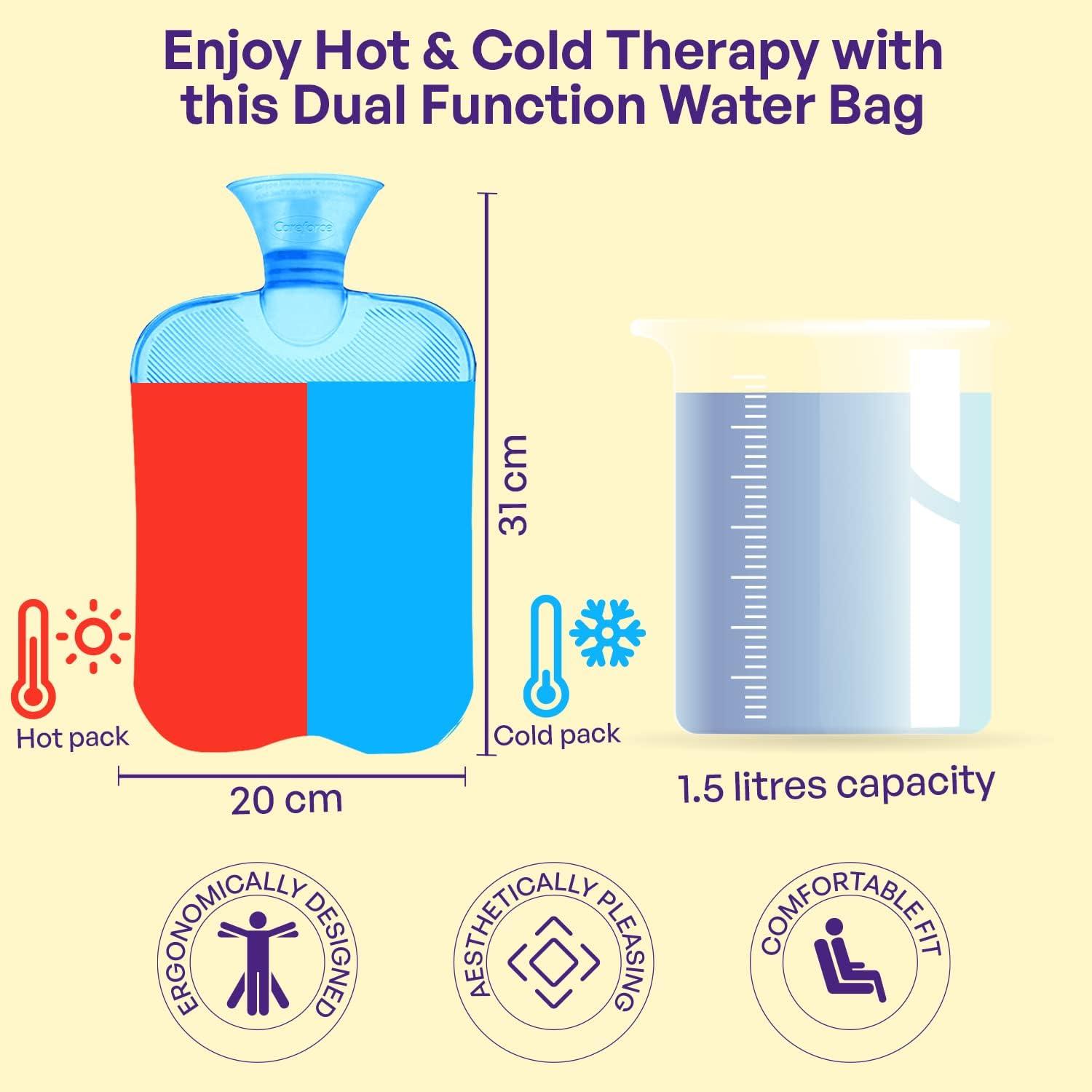 Generic Hot Water bag Rubber Bottle Bag For Pain Relief Therapy hot bags for Pain relief | Hot Bag (Multi color) (PACK OF 5)