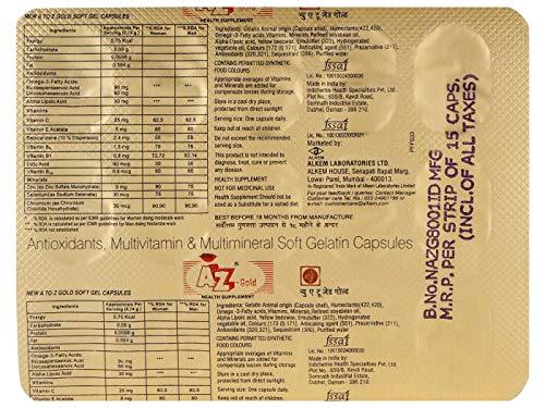 A-Z Gold A-Z Gold - 15 Tablets (Pack of 3)