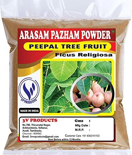 3V PRODUCTS 3V PRODUCTS: Arasam Pazham Powder 100g | Peepal Tree Fruit Powder | Ficus religiosa | Sacred Fig Powder
