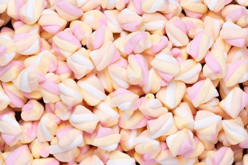 Tastify Tastify Vegan Twist Marshmallows Candy - 175 Gms (80 Pieces) ~ Assorted Fruit Flavour ~ Pure Veg Twisted Shape Marshmallow