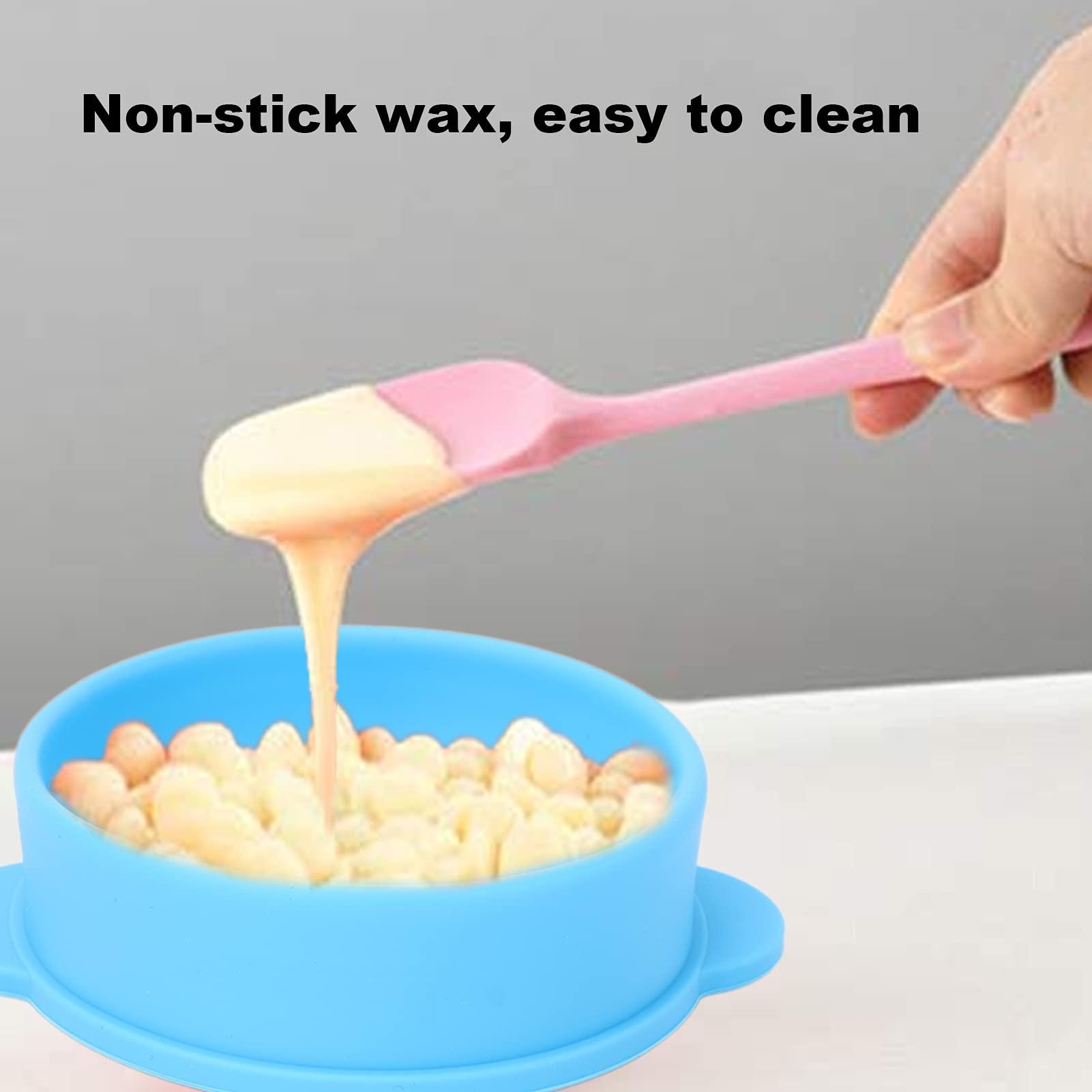 Byged Waxing Bowl, Compact Portable Removable Wax Pot Eco Friendly Slicone Safe Non Toxic for Wax Warmer for Home for Beauty Salon(blue)