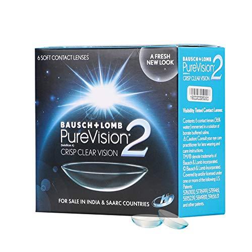 Bausch & Lomb Bausch & Lomb Purevision 2 Monthly Disposable Contact Lens (+0.75, Clear, 6 Lenses)