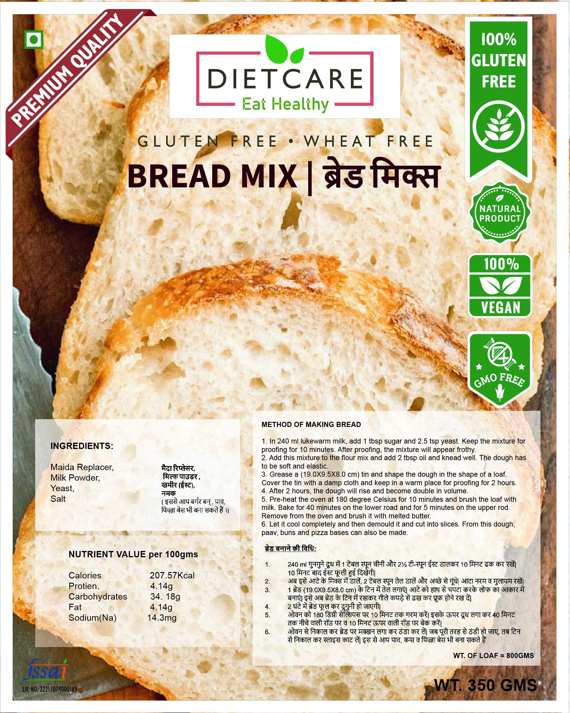 Diet Care Diet Care Multigrain Gluten Free Bread Mix