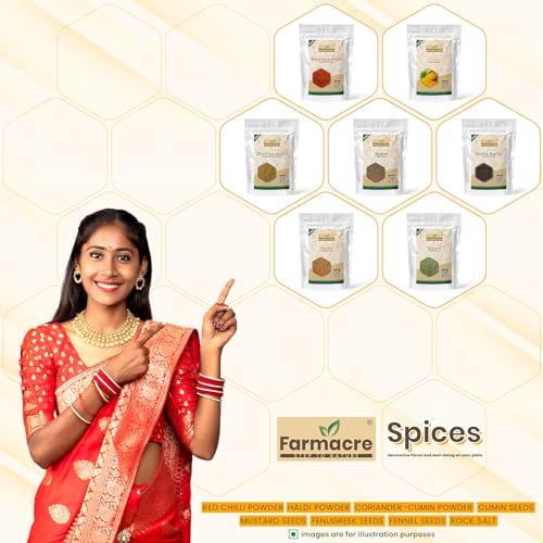 Farmacre With Logo Farmacre Selam Haldi Powder/Turmeric Powder/Natural Haldi Powder - 250 gms Pack | Product Of Cow Based Natural Farming (CBNF) | Product Of Chemicals Free & Pesticides Free (250 gm)