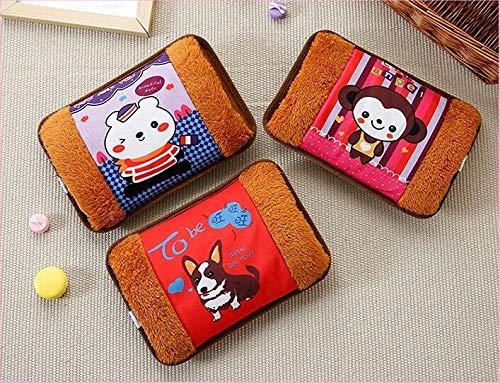 Tagve Tagve Cute Hot Water Bottle Electric Charging Bag Cartoon Hand Warmer Back Pain 220V Warming Rechargeable (Color May Vary- Pack of 2)