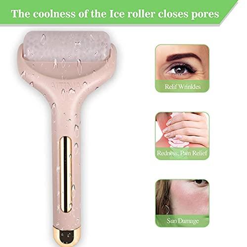 ACP ACUPRESSURE ACP ACUPRESSURE Roller Face Massager Facial Skin Care Tool with Cooling Gel for Face and Eyes, Puffiness and Pain Relief for Women & Men