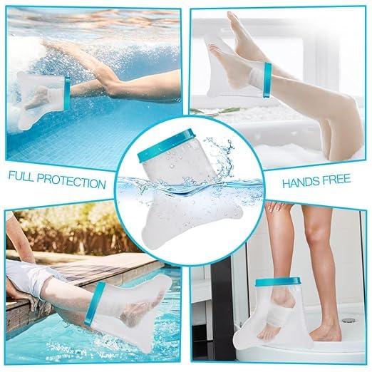 JAMBUVANTI JAMBUVANTI Waterproof Cast Covers for Shower Leg Protector to Keeps Dry of Wounds, Bandage, Dressing Watertight Shower Cast Shower Protector, ound Protector for Broken Leg, Knee, Foot, Ankle,Burns