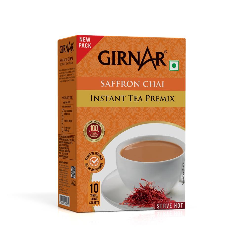 Girnar Girnar Instant Premix Saffron Chai (10 Sachets)