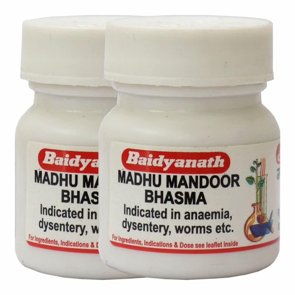 Baidyanath Asli Ayurved Baidyanath Madhu Mandoor Bhasma-5 Gm (Pack Of 2)