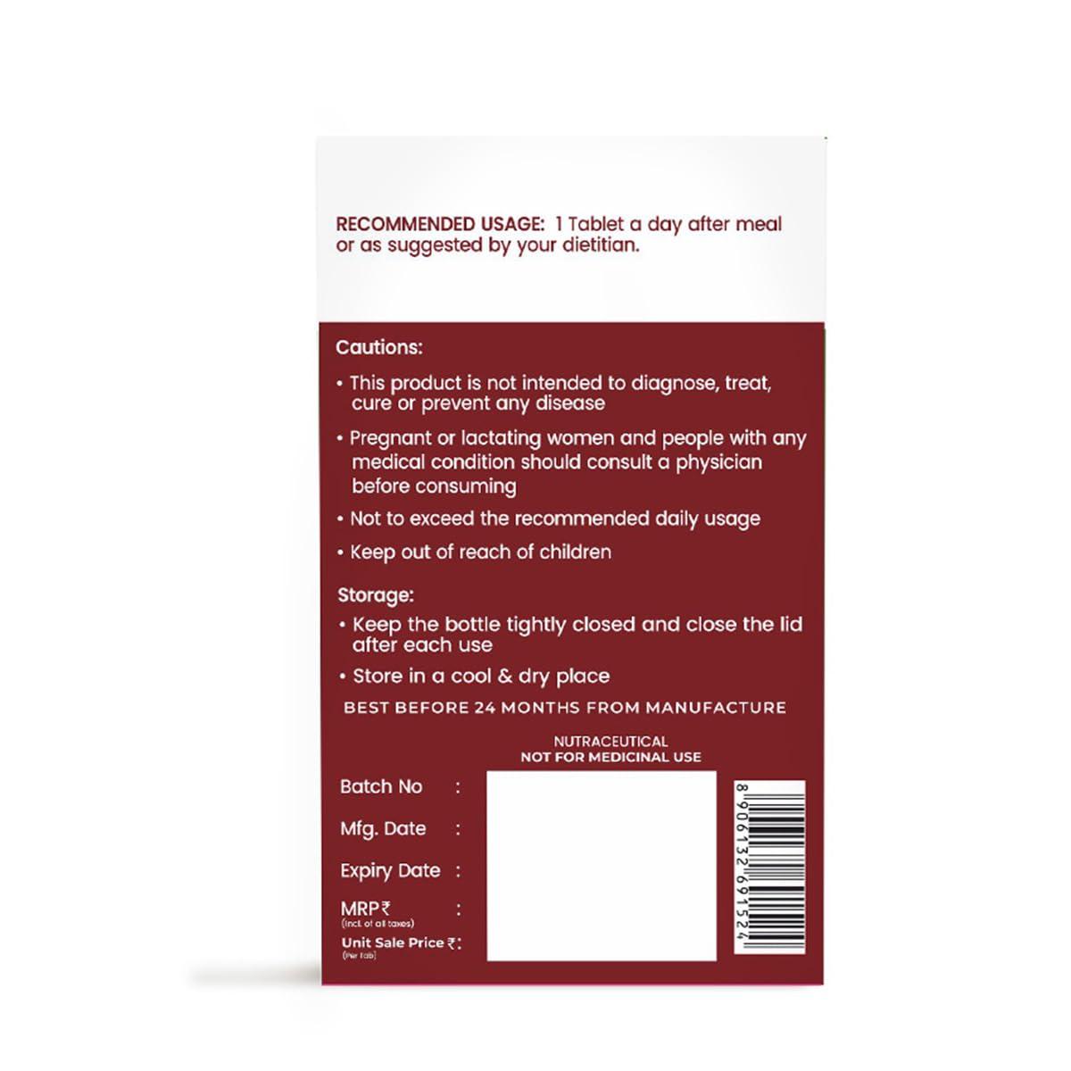 Dr. Morepen Dr.Morepen Iron & Zinc Tablets | Enriched with Iron, Zinc, Vitamin C & B12 | Natural & Safe for Men & Women | 60 Veg Tablets Pack of 2