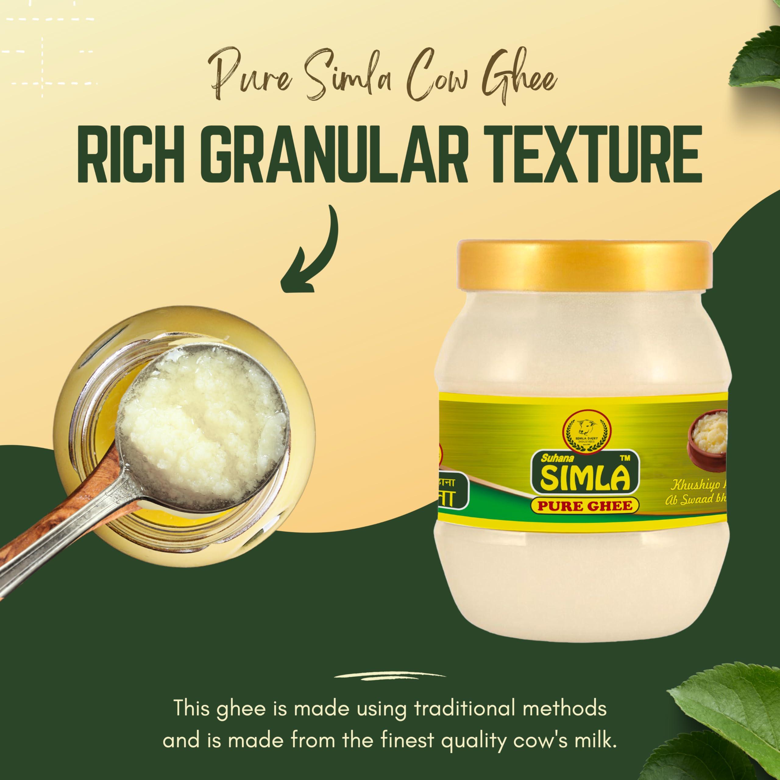 Simla Dairy Industries Simla Dairy Industries Suhana Simla Premium 5 Liter Danedar Buffalo Ghee Pure Desi Ghee - 5000 Ml