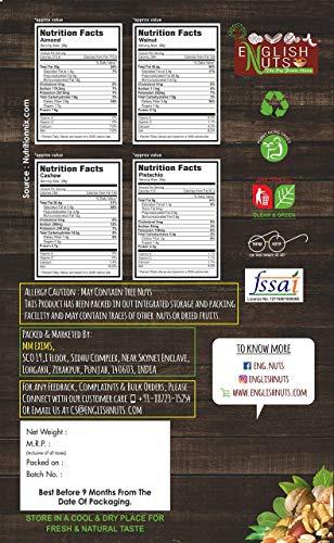 ENGLISH NUTS ENGLISH NUTS Premium White Walnut KERNLES 500 Grams Pack of 2 X 250 Grams