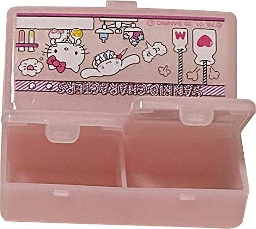 Friend Sanrio Characters Die-Cut Medicine Supplement Portable Accessories Case Travel with 3 Subdivision lid (Mix)