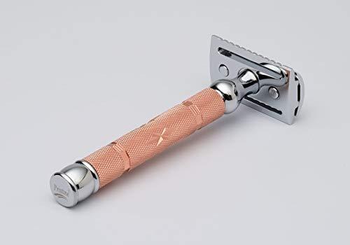 Pristine Pristine Shaving Double Edge Safety Razor PS - 515 CROME-COPPER PLATING (Close Comb)
