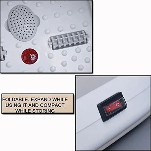 KIYO KIYO Electric Foldable Foot Spa Tub with Automatic Water Heater Massager