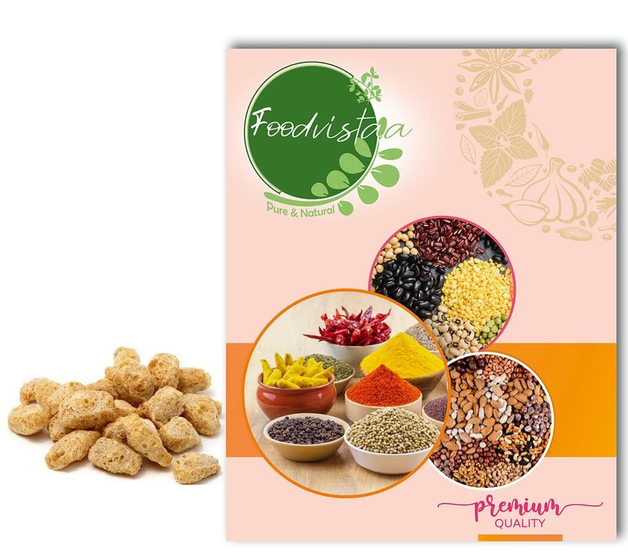 FOODVISTAA FOODVISTAA Pro Organic Life SOYA Chunk, SOYA Chunks Pantry, soyabean Chunks, SOYA Badi 200 grm