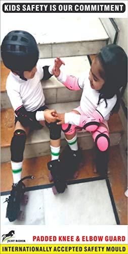 JUST RIDER JUST RIDER Skating kit for Kids (Pink, Small- 5-10 Year)