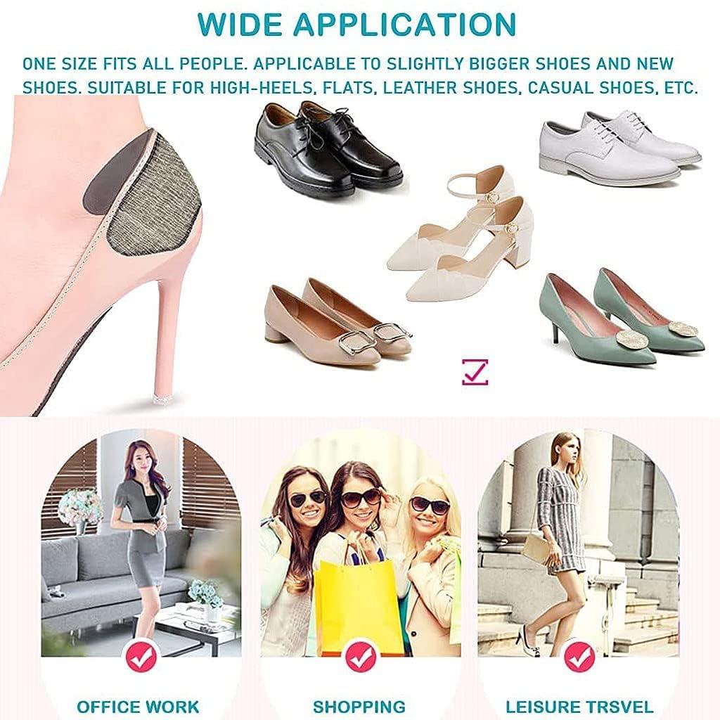 Renesmee RENESMEE Heel Liner Inserts for Women & Men, Heel Grips Liner Cushions Inserts for Loose Shoes,Heel Pads Snugs for Shoe Too Big,Filler Improves Shoe Fit and Comfort,Heel Slip and Blister