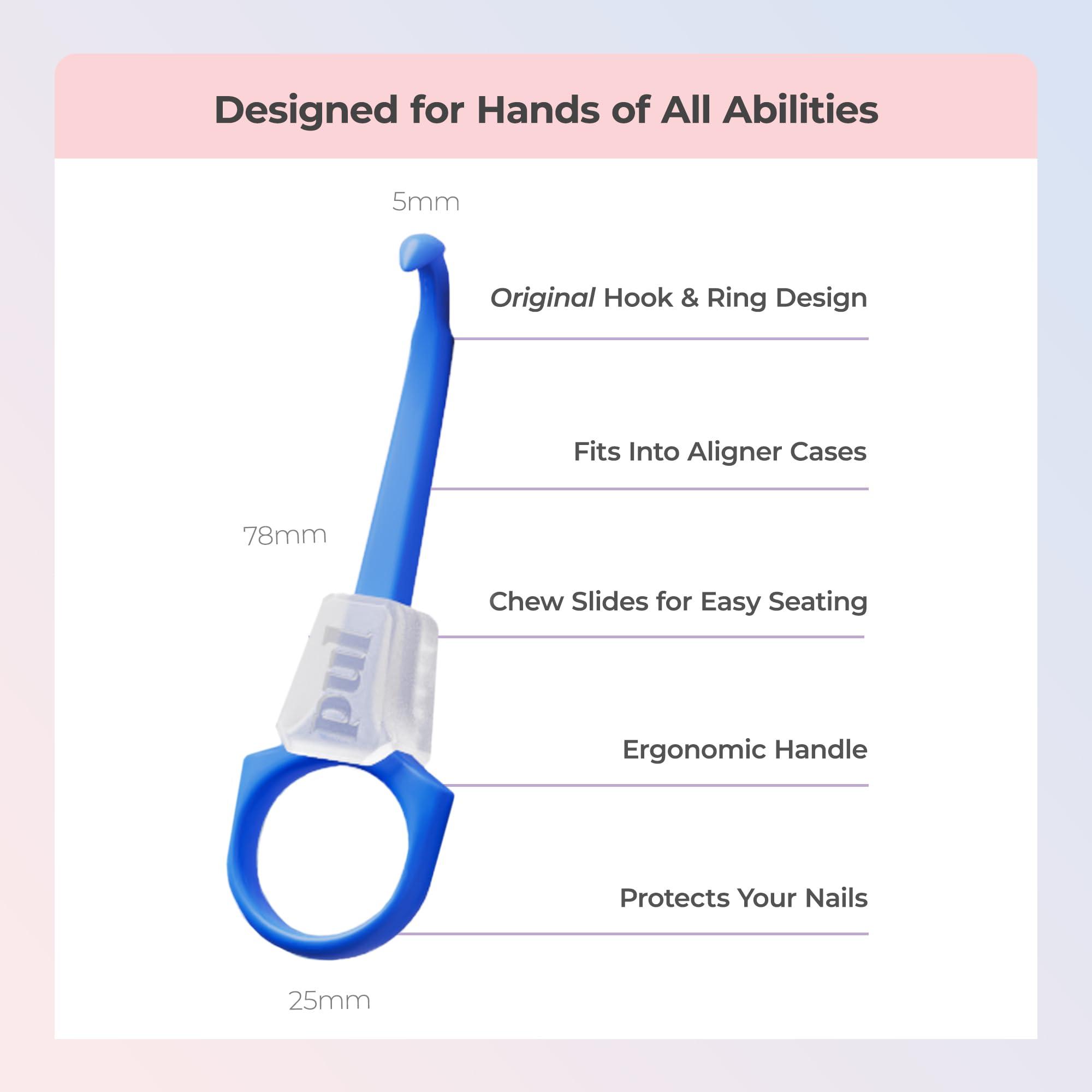 The Pultool PUL System Aligner Chewies for Invisalign by PULTOOL - Aligner Remover and Chewy Seating Tool - Smile Direct Club Chewie - Acceledent Chew Tubes - Accelerator for Braces