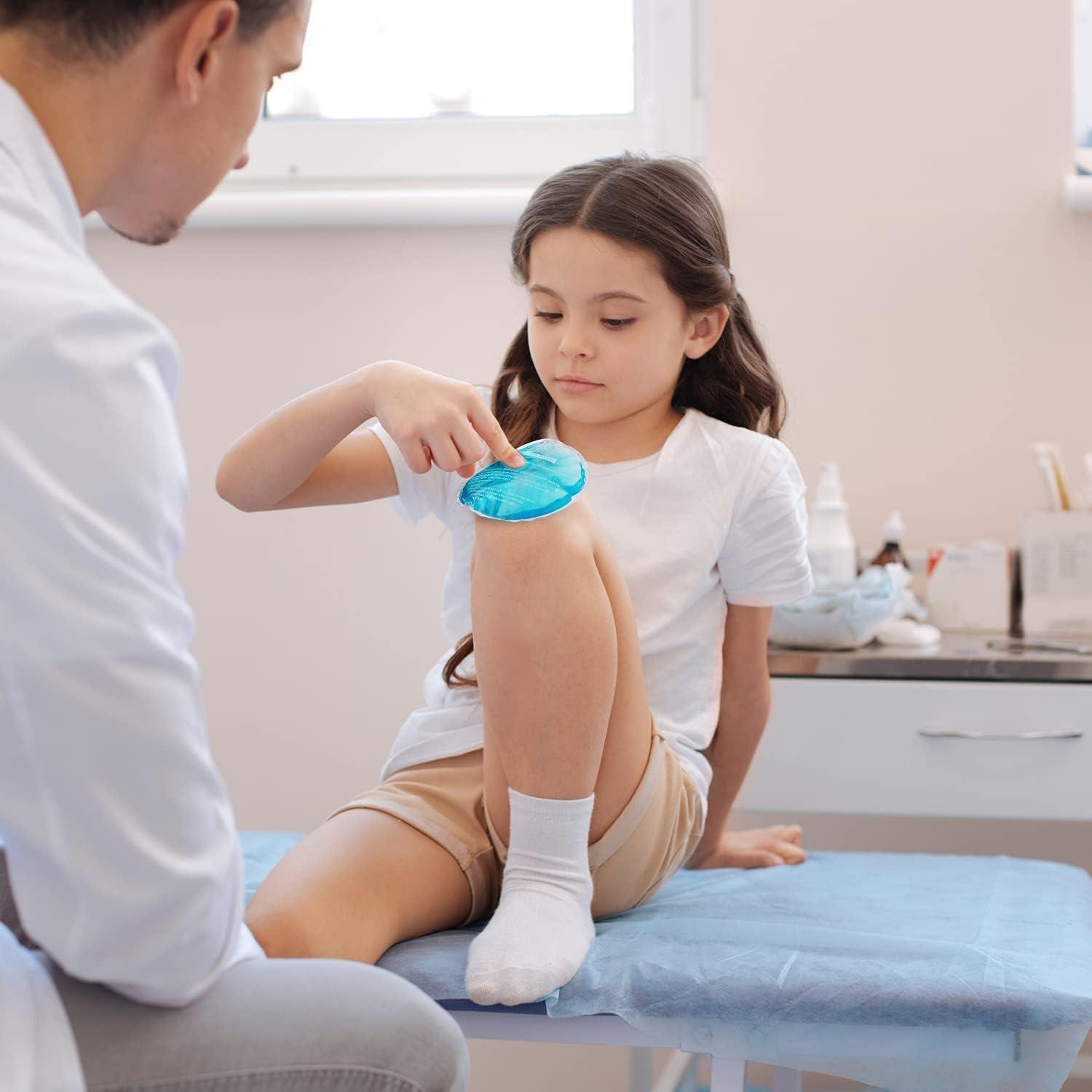 TWINZEN TWINZEN 4Pcs Reusable Pocket Hand Warmers, Click Activated Instant Heat Packs, Snap It Gel Heating Pad for Pain Relief, Sore Muscles, Stiffness, Aches & Pains