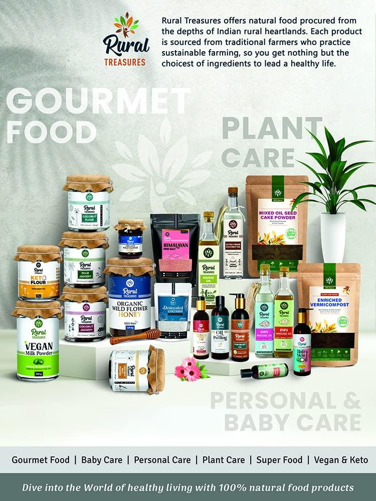 Rural Treasures Mahua Oil Edible | Pure Cold Pressed Mahuwa (Madhuca) Cooking Oil | Improve Digestion & Heart Rate | No Chemicals | No Preservatives | Freshly Extracted from Mahua Seeds | 250 ml