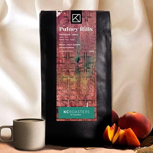 KCRoasters Koinonia KCROASTERS Pulney Hills | Medium Roast Coffee | 340gm |100% Arabica Coffee Beans | Freshly Roasted for Eletric Brewer | Packed in Biodegradable Bags