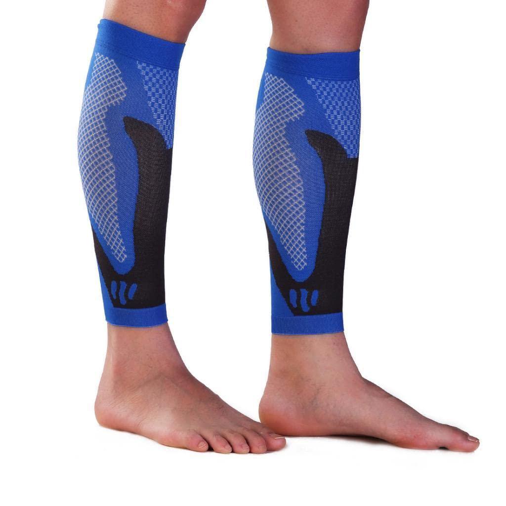 Generic LOSA 2X Sports Calf Compression Sleeves Shin Splint Support Compression Braces XL